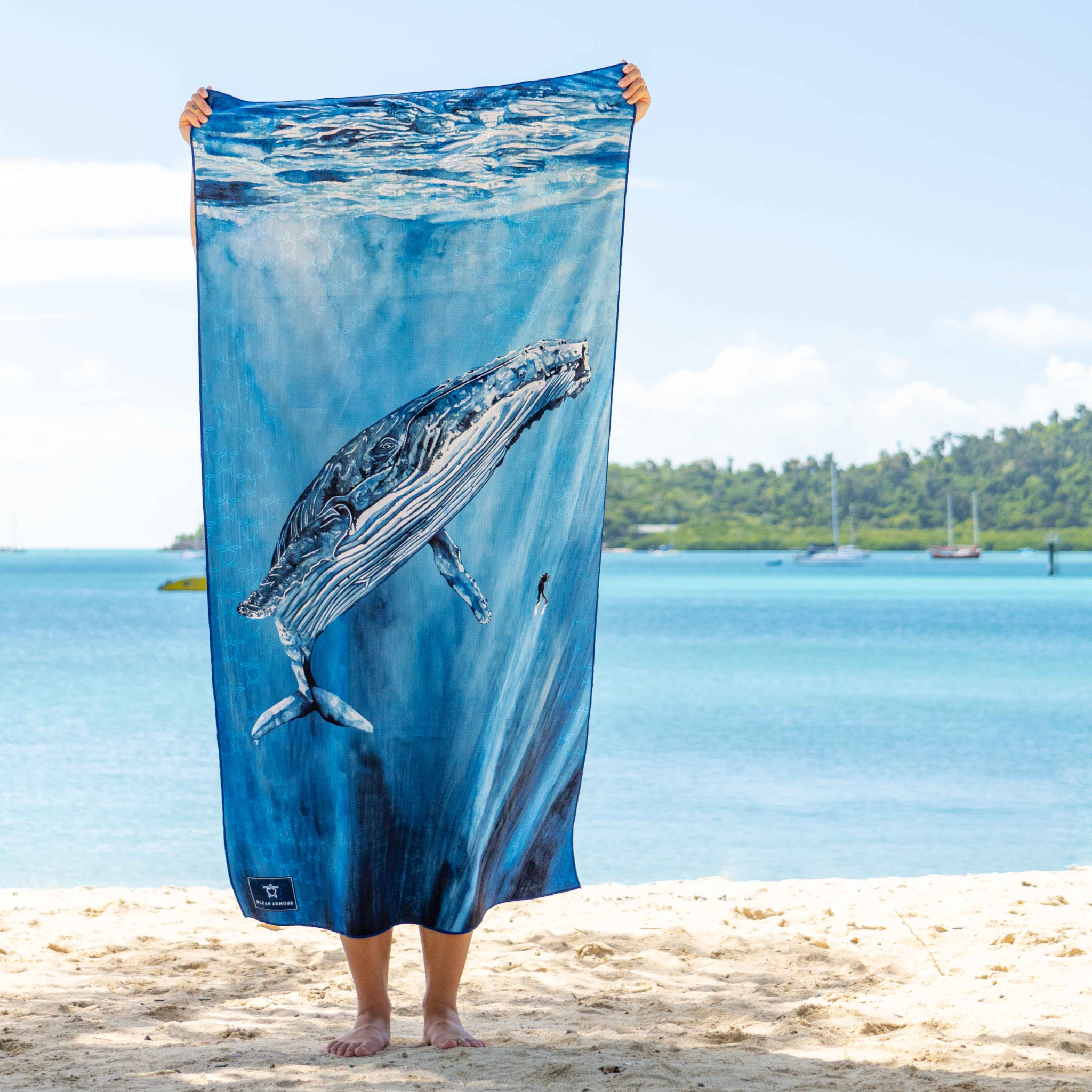 Sand-Free Beach Towel - Humpback Whale