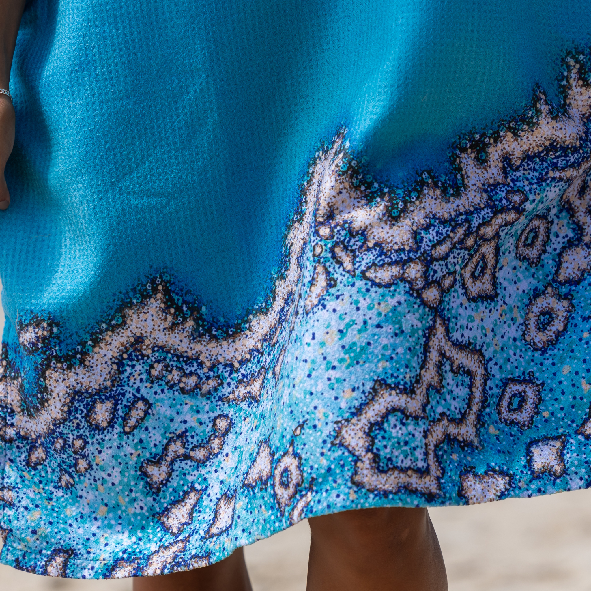 Kids Poncho 4 - 9 years - Reef Love