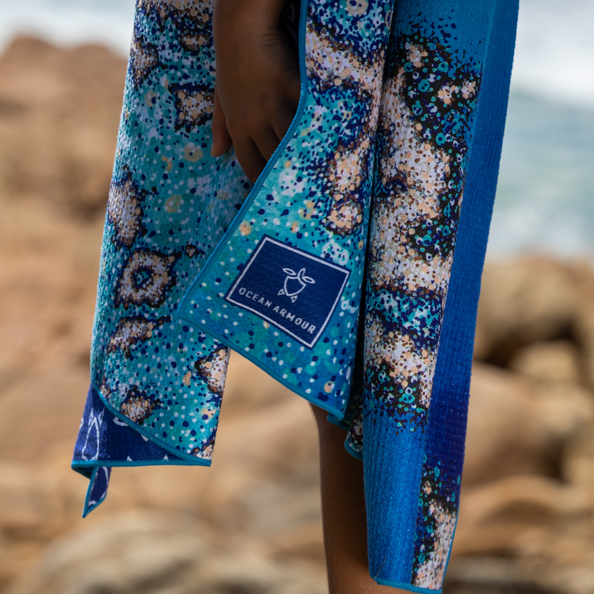 Sand-Free Beach Towel - Reef Love