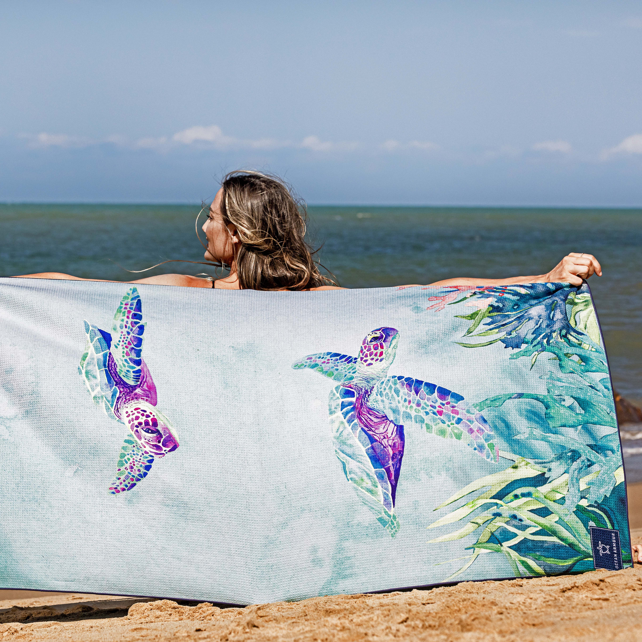 Sand-Free Beach Towel - Turtle